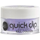 ASP Quick Dip Acryldompelpoeder, nagelkleur, amethist, 14 g