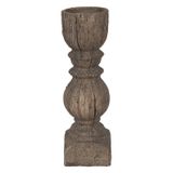 Clayre & Eef kandelaar brun ø 10*32 cm 6pr3230l