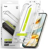 Ringke Easy Slide Geschikt voor Google Pixel 9a | Screen Protector met Jig | 9H Volledig Dekkend Tempered Glass | Case Friendly | Gemakkelijke Installatie | 2-Pack
