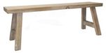 Banc en bois de style cottage, 60 cm de large, en pin, naturel