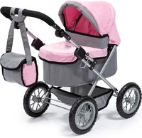 Bayer Design Poppenwagen Trendy - Grijs en roze