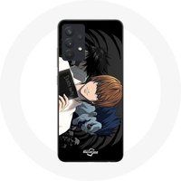 Maniacase Etui voor Samsung Galaxy A13 5G Light Yagami Death Note Anime