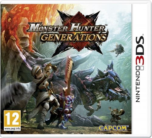 Nintendo Monster Hunter Generations 3DS-spel