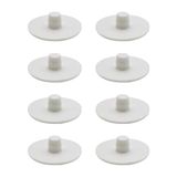 Wagner QuickClick® Kunststof glijders, meubelglijders, stoelglijders, set van 8 vervangbare glijders, kunststof Extreme, diameter Ø 25 mm, voor basis Smart, Made in DE, 16783700