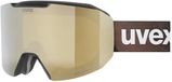 Uvex Evidnt Attract masque de ski Femmes Noir Mirror Copper Contrastview Yellow Clear/CAT2+Yellow Clear/CAT1