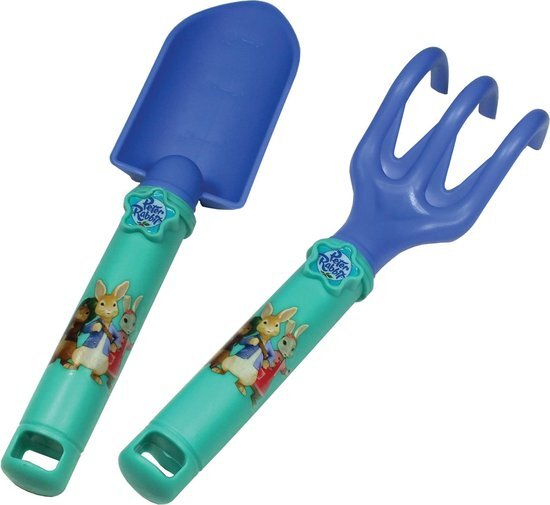 Pieter Konijn Peter Rabbit Peter Rabbit - Tuingereedschap set - Hark - Schep - Blauw