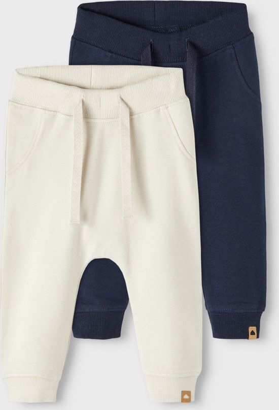 NAME IT NBNTAKKI Sweat Broek Baby Unisex - Maat 68 - Dark Sapphire