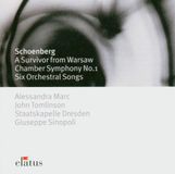 Schoenberg/a Elatus: Survivor from Warshaw, Chamber Symphony No. 1 (Sinopoli)