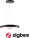 Paulmann Puric Pane - LED Hanglamp - Zwart/Grijs - Dimbaar - Smart Home Zigbee 3.0