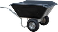 Hummer volume kruiwagen HDPE 350 liter - dubbele wielen