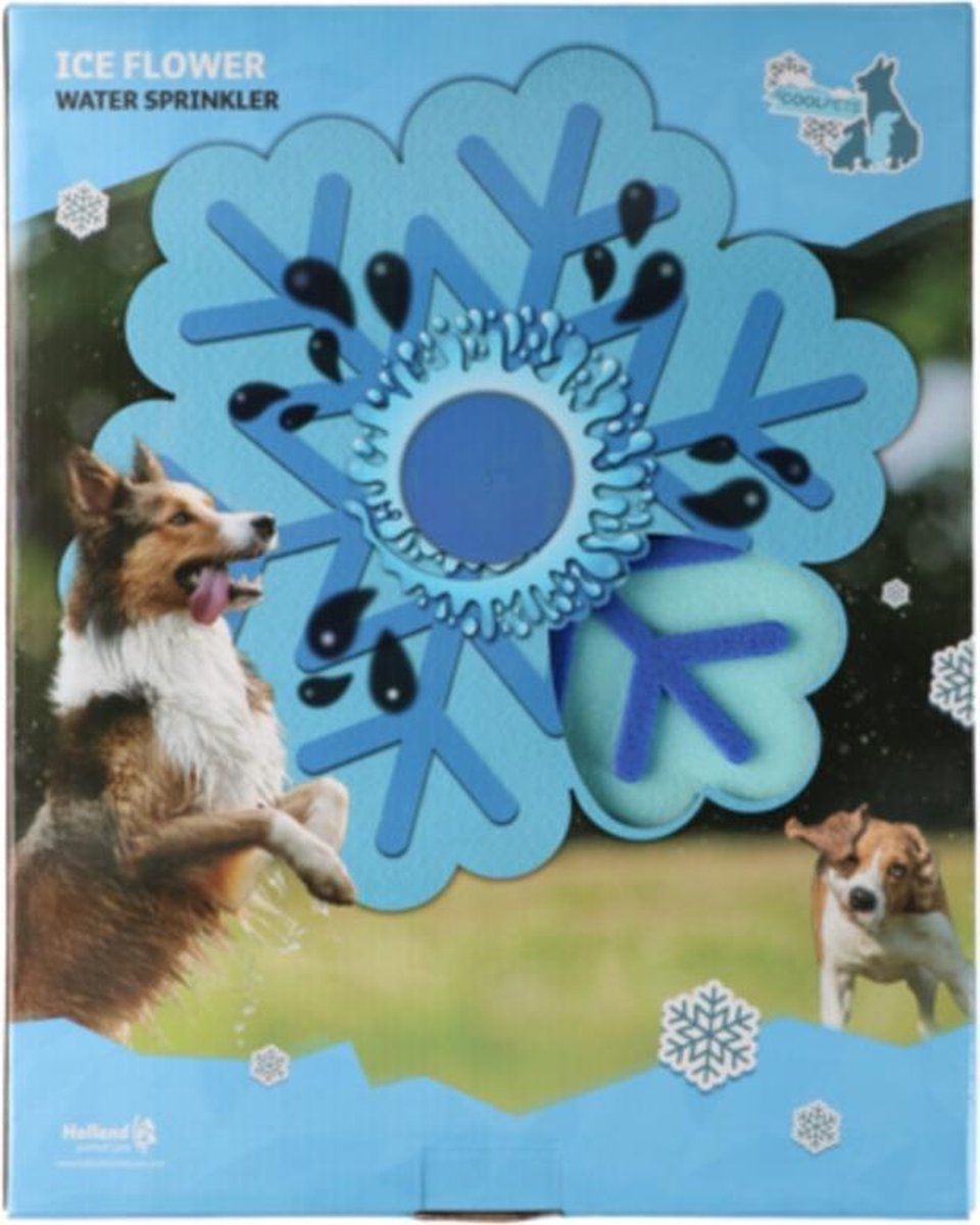 Coolpets Ice Flower Sproeier - blauw