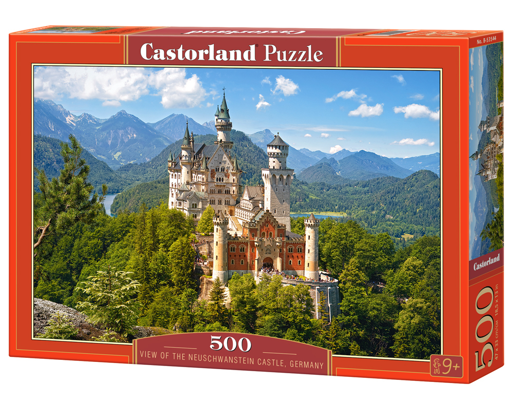 Castorland View of the Neuschwanstein Castle, Germany 500 stukjes