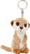 Nici Pluchen Sleutelhanger Stokstaartje, 10cm, Bruin