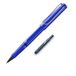 Lamy safari roll-ink blue inktcartridge rollerball – tijdloze klassieke pen met ergonomische handgreep & lijnbreedte M - behuizing van robuust ASA-kunststof - incl. inktcartridge + extra cartridge