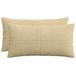 vidaXL Kussensloop 2 pcs ALMELO Grijs Groen 40 x 80 cm corduroy