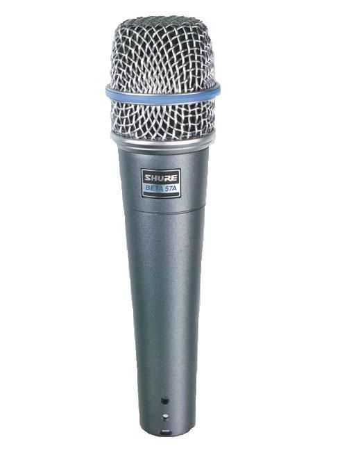 Shure Beta 57A - Microfoon - Bedraad - Blauw