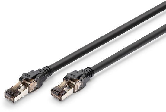 Digitus DK-1843-010 netwerkkabel Zwart 1 m Cat8.1 S/FTP