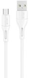 USAMS U68 Serie - microUSB Kabel - Supersnel Opladen - 1m - Wit