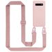 Cadorabo Samsung Galaxy S10 PLUS Roze Silicone Telefoonhoesje met Verstelbaar Koord