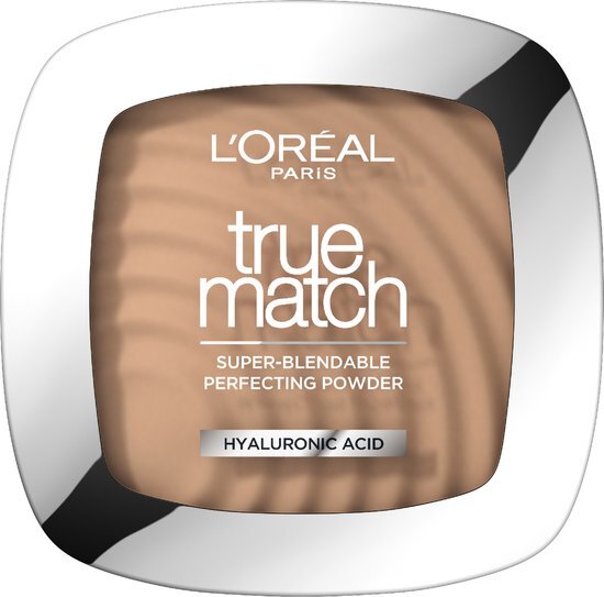 L'Oréal Make-Up Designer True Match Poeder - 5W Gold Sand - Matterend Gezichtspoeder met een Natuurlijke Dekking - 9 gr.