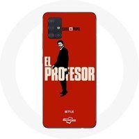 Maniacase Hoesje voor Samsung Galaxy A71 La Casa De Papel El profesor dessin