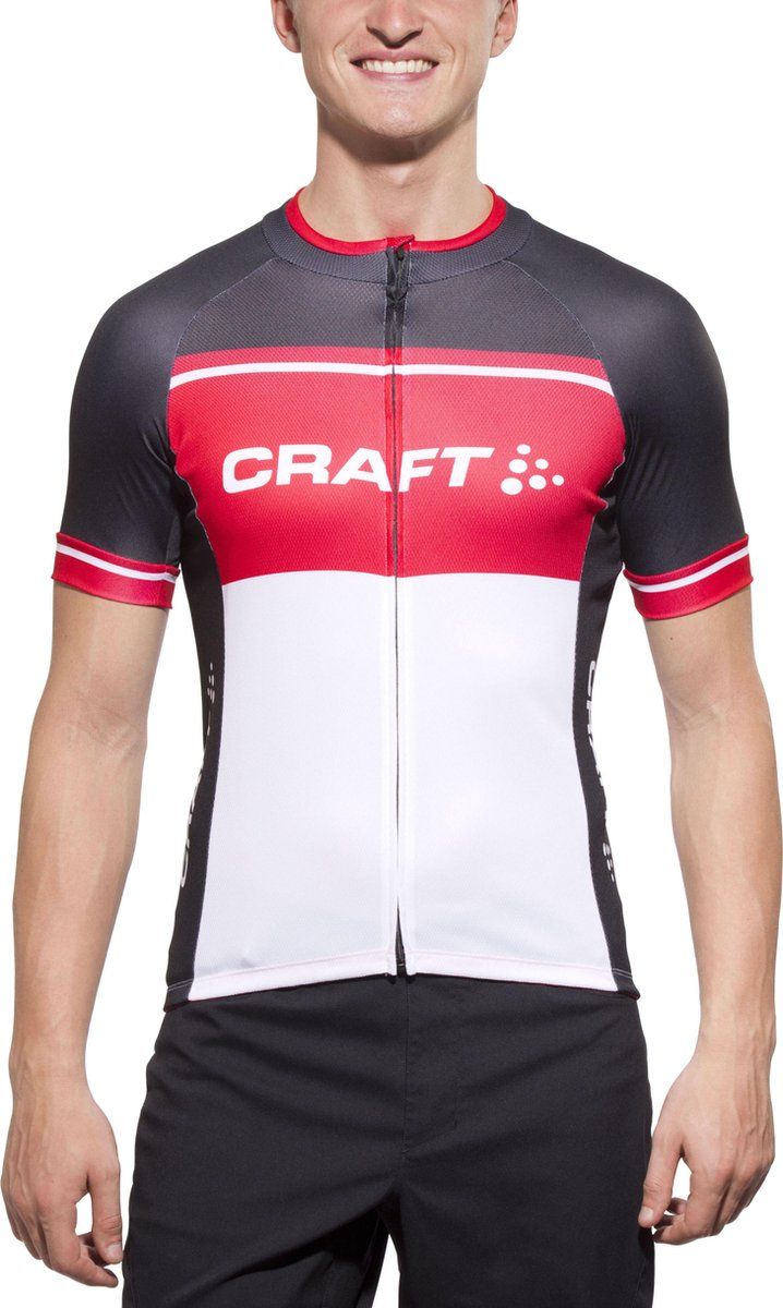 Craft Classic Logo Jersey - Heren - wit - Maat L