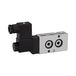 RIEGLER 103661-551.31 5/2-weg klep, NAMUR, mono, geanodiseerd aluminium, G 1/4, 230 V, 50Hz, 1 stuk