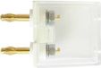 Schnepp G1 2AU Meetadapter Banaanstekker 4 mm - Bus 4 mm Stapelbaar Wit