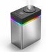 Humidificateur à ultrasons, 10 litres, acier inoxydable, silencieux, noir
