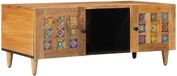 vidaXL Salontafel Naturel Massief Mango Hout 100 x 54 x 40 cm