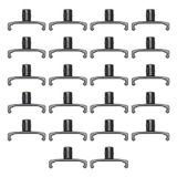 Ernst 8440-zwart 1/4-inch Dura-Pro Twist Lock Socket Clips, 22 stuks, zwart
