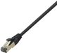 LogiLink CAT8.1 S/FTP PIMF LSZH 3M Noir Câble réseau
