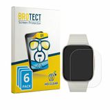 BROTECT - Screenprotector voor Xiaomi Redmi Watch 6 Lite - Folie Beschermfolie transparant 6 Stuks