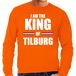 Bellatio Decorations Koningsdag sweater I am the King of Tilburg - heren - Kingsday Tilburg outfit / kleding / trui L