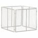 VidaXL Compostbak 85x85x70 cm Gegalvaniseerd Staal Zilver