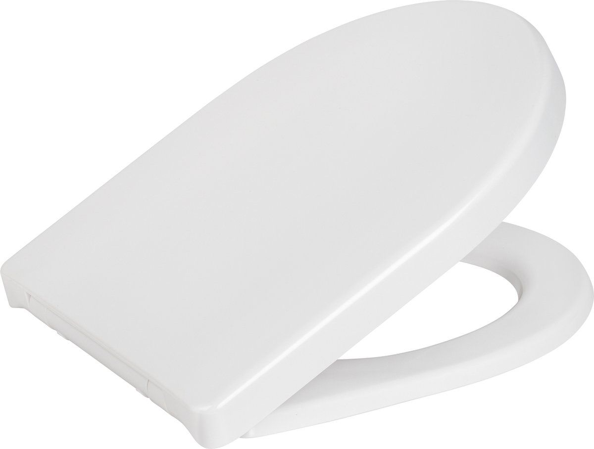 WENKO WC bril Sindia - wit - Duroplast - Easy-Close - Fix-Clip - 300 kg - Toiletbril