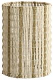 Light & Living SIMBELIN crème+olijf groen lampenkap cilinder 26-26-36,5 cm