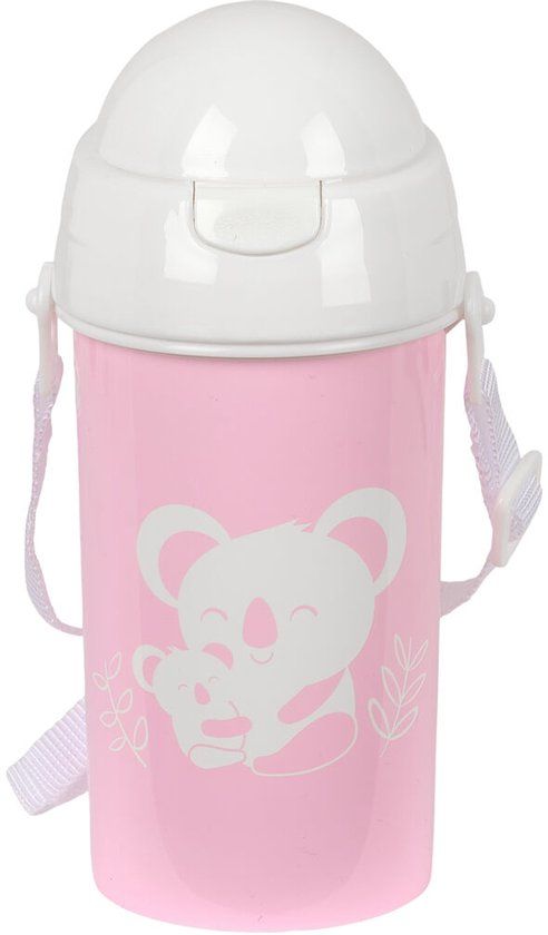 Safta Waterfles Koala Roze PVC 500 ml