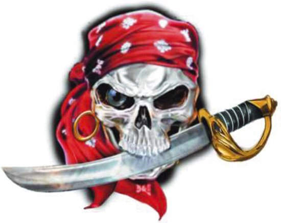 AutoStyle Sticker Pirate Skull - 11x9cm