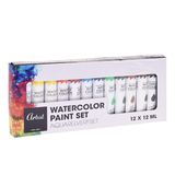 Merkloos / Sans marque Artist Aquarelverfset 12ml 12 stuks