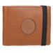 Pepe Jeans Cracker Portemonnee met elastische band, beige, 11,5 x 8,5 x 1 cm, leer van Joumma Bags