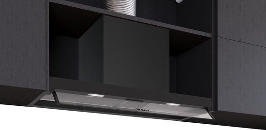Siemens LJ85BCC60 - iQ300 - Afzuigkap - Geïntegreerde schouwkap - 80 cm - Zwart