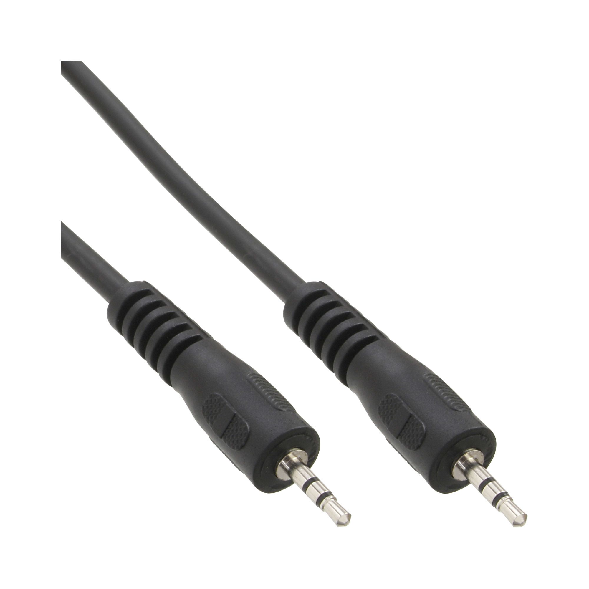 InLine 99936H - Audio kabel - 1 m - 2.5mm - Zwart