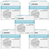 MeaVita FFP2 Mond- en neusmasker - 200 stuks - CE-gecertificeerd halfmasker