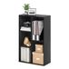 Furinno LUDER 5-Cube gereedschapsvrije montage boekenkast, Blackwood