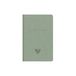 Clairefontaine 107596C - Flying Spirit Green notitieboek, textielstiksel, 9 x 14 cm, 96 pagina's, gelinieerd, verschillende motieven, ivoorkleurig papier, 90 g