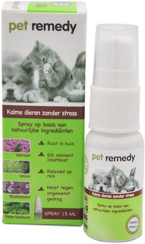 Pet Remedy Spray Inhoud - Antistressmiddel - 15 ml