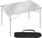 Merkloos Rootz Opvouwbare campingtafel - Klaptafel - Aluminium frame - 69cm x 70cm x 104cm