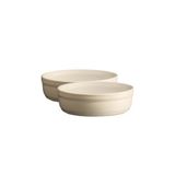 Emile Henry Set van 2 x Crème Brulee Schaal, (10.13), Klei