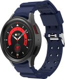 Strap-it Smartwatch bandje - siliconen armor bandje - donkerblauw